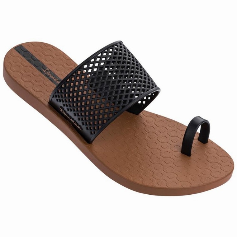 Sandalias Ipanema Gadot Mujer Marrones Negras | 30496CXOZ