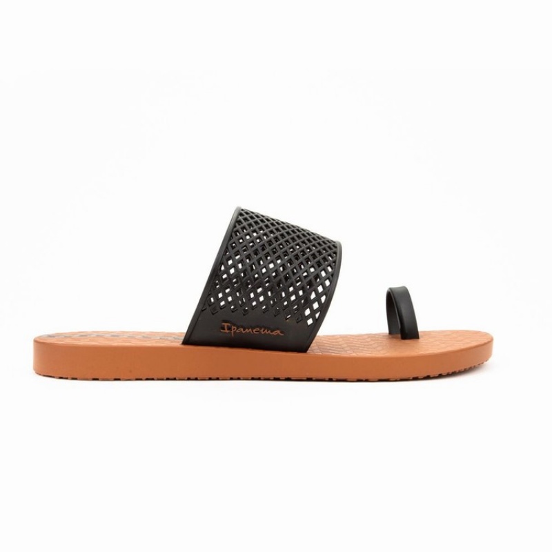 Sandalias Ipanema Gadot Mujer Marrones Negras | 30496CXOZ