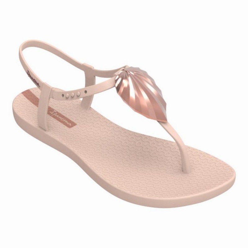 Sandalias Ipanema Leaf Mujer Rosas | 08926OBHQ