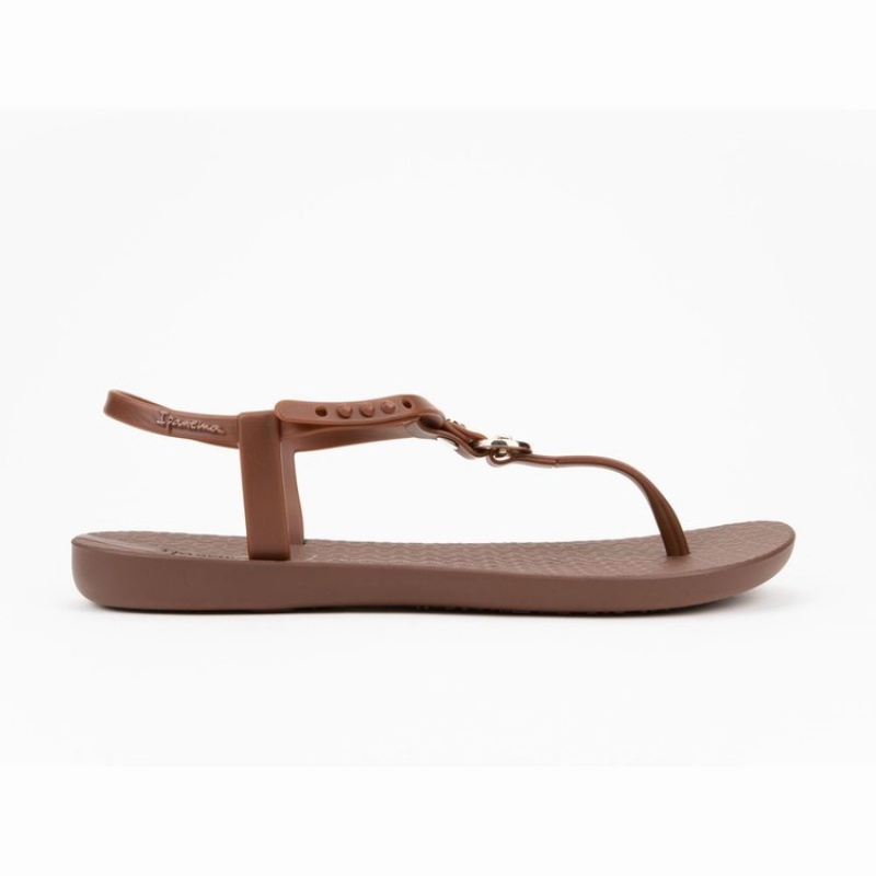 Sandalias Ipanema Lenny Locket Mujer Marrones Doradas | 94178GRUE