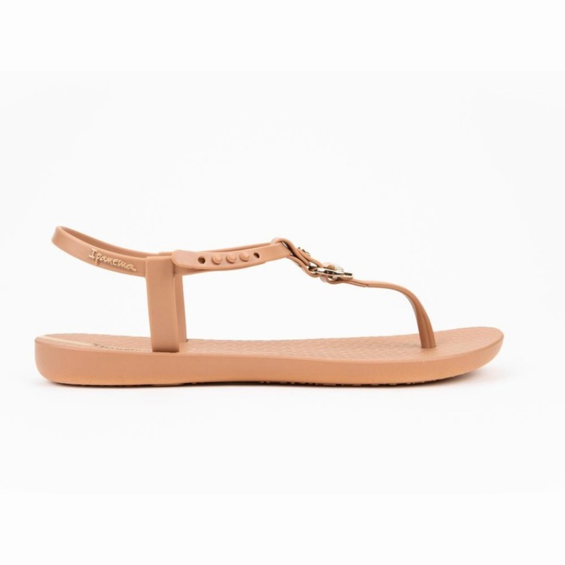 Sandalias Ipanema Lenny Locket Mujer Marrones Doradas | 06158PLTX