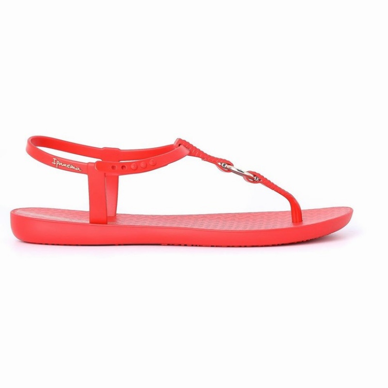 Sandalias Ipanema Link Mujer Rojas | 10627UYJA