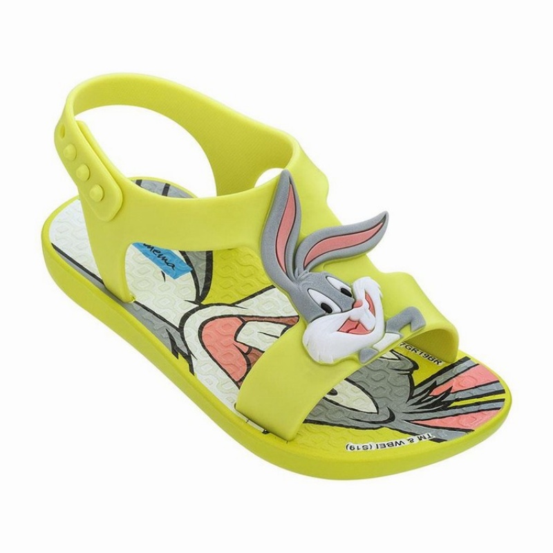 Sandalias Ipanema Looney Tunes Bebe Amarillo | 13670PLUW