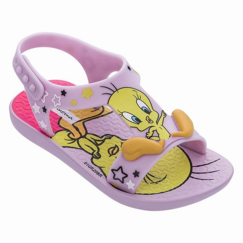 Sandalias Ipanema Looney Tunes Bebe Rosas | 09578DPRI