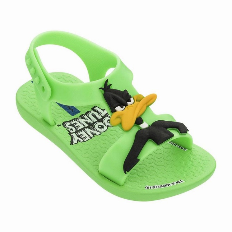 Sandalias Ipanema Looney Tunes Bebe Verde | 89627FXML