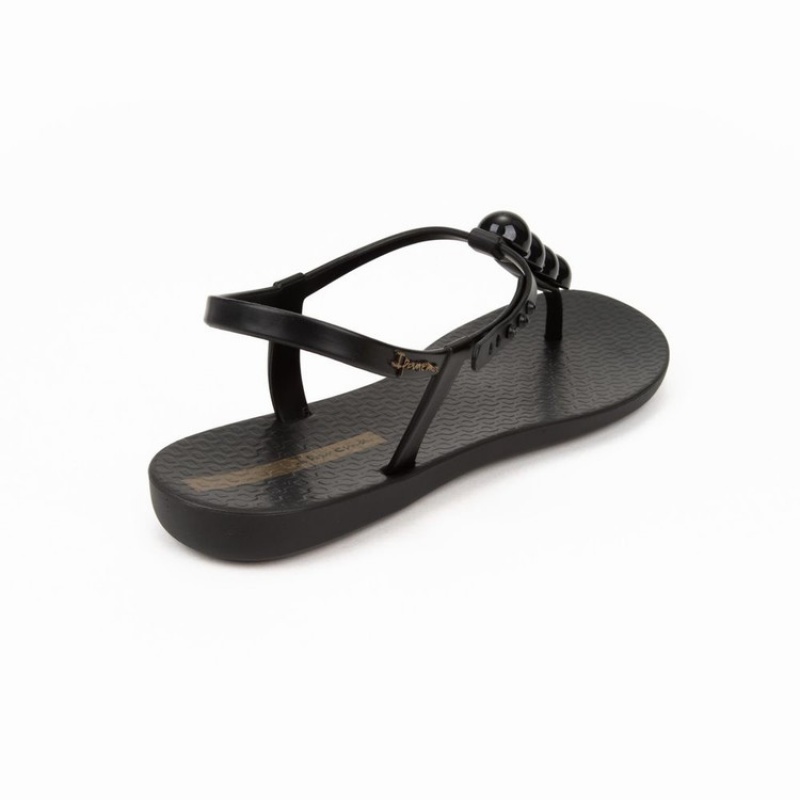 Sandalias Ipanema Pearl Mujer Negras | 83162JHFW