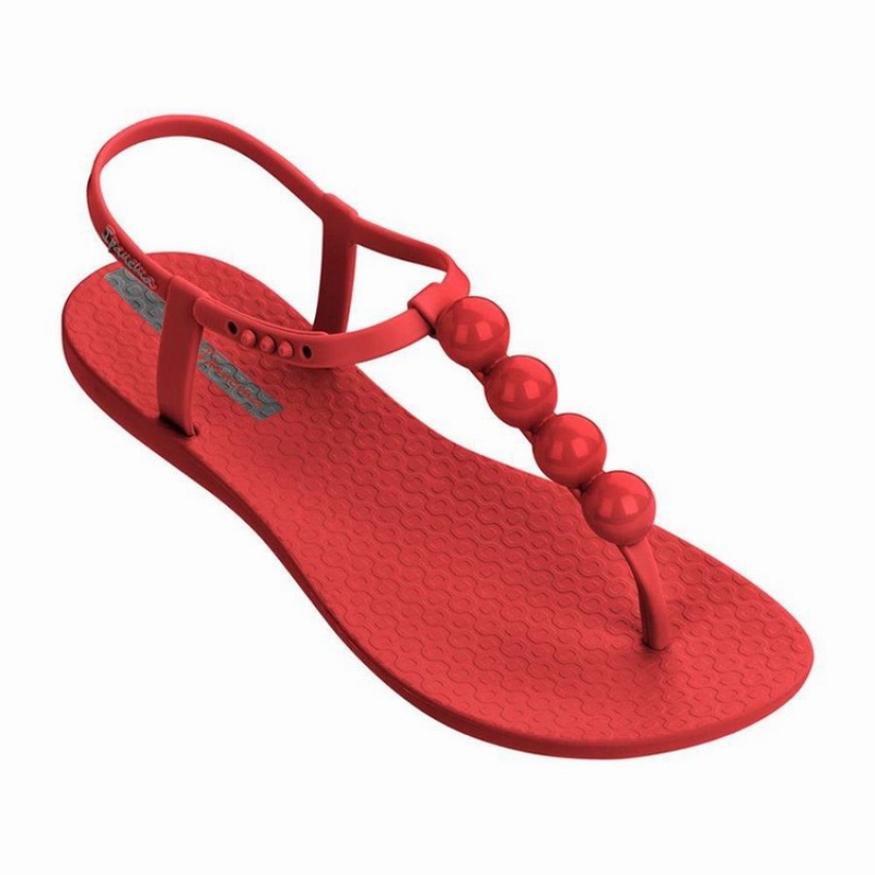 Sandalias Ipanema Pearl Mujer Rojas | 14823CZRW