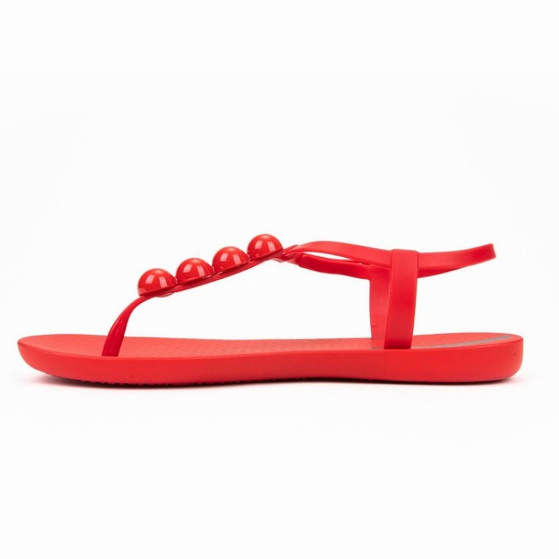 Sandalias Ipanema Pearl Mujer Rojas | 14823CZRW