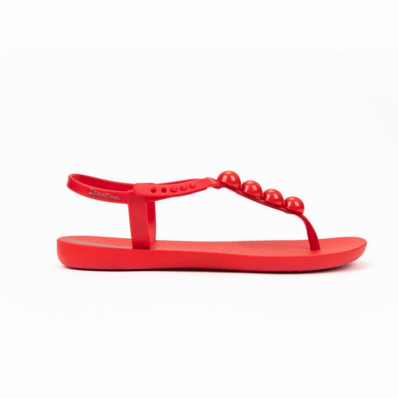 Sandalias Ipanema Pearl Mujer Rojas | 14823CZRW