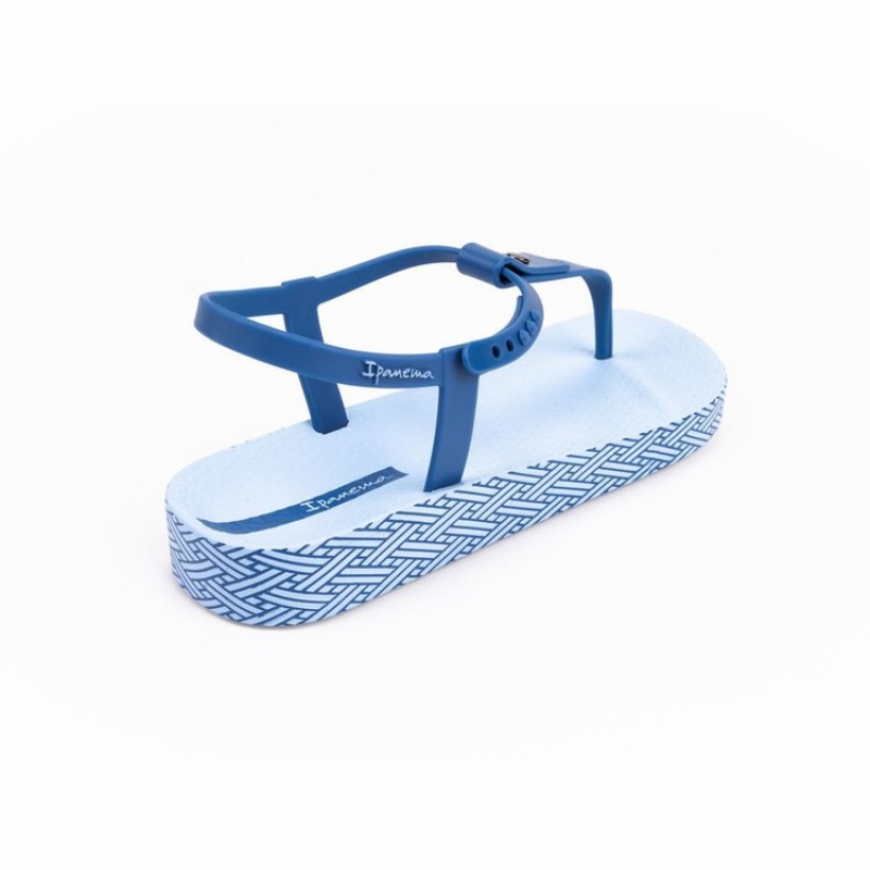 Sandalias Ipanema Plush Weave Mujer Azules | 14085ZYOI