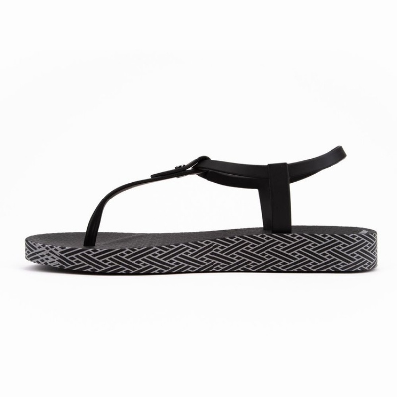 Sandalias Ipanema Plush Weave Mujer Negras | 83056AIPQ