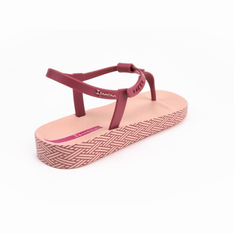 Sandalias Ipanema Plush Weave Mujer Rosas Burdeos | 28419VOWA