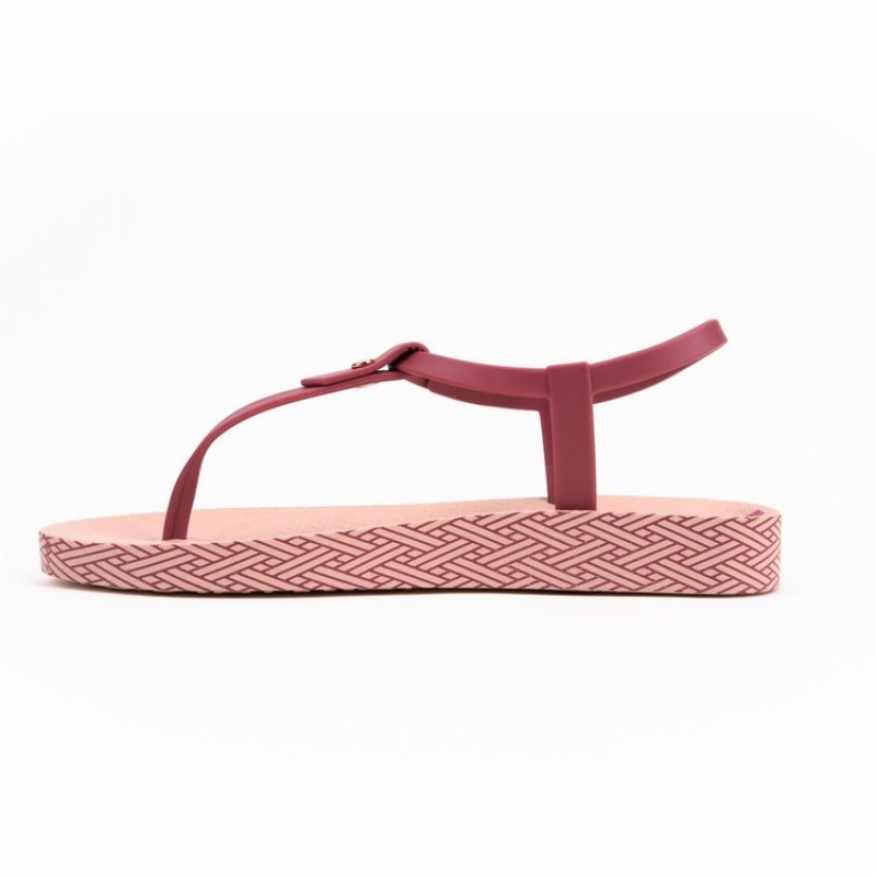 Sandalias Ipanema Plush Weave Mujer Rosas Burdeos | 28419VOWA