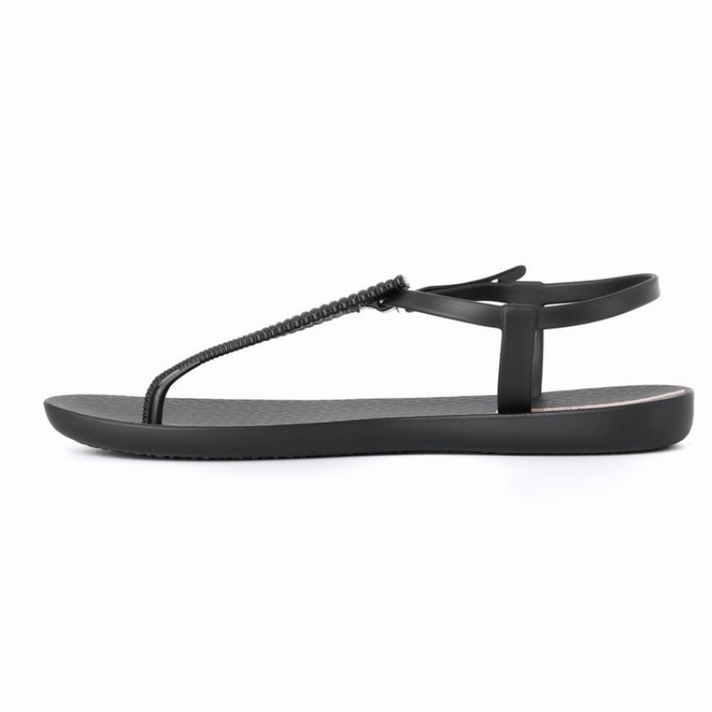 Sandalias Ipanema Ribba Mujer Negras | 03196YHLJ