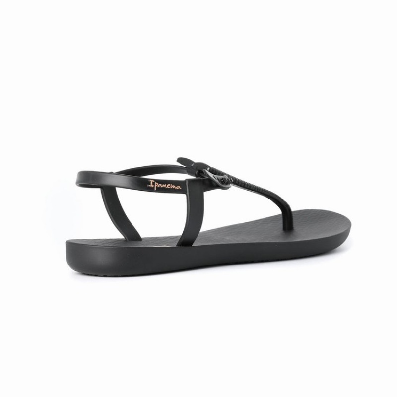 Sandalias Ipanema Ribba Mujer Negras | 03196YHLJ