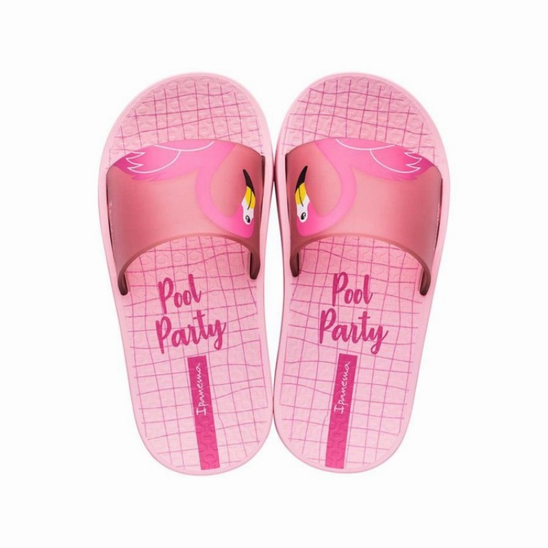 Sandalias Ipanema Slippy Niños Rosas | 74253WQJT