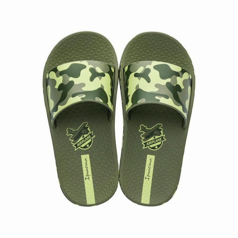 Sandalias Ipanema Slippy Niños Verde | 60245APUL