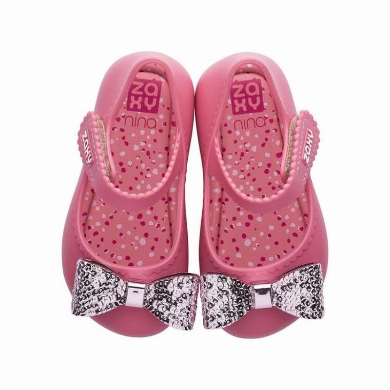 Sandalias Ipanema Sparkle Bebe Rosas Plateadas | 19857QZXR