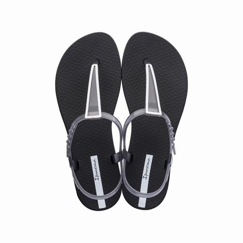 Sandalias Ipanema Stardust Mujer Negras Gris | 10786VJAM