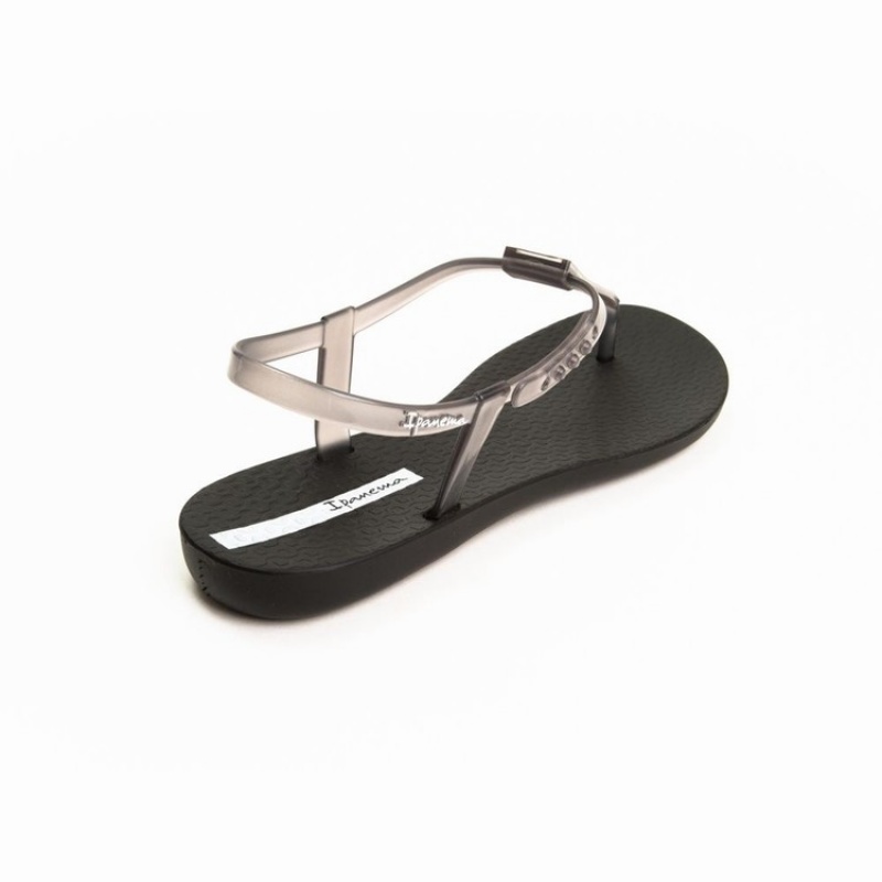 Sandalias Ipanema Stardust Mujer Negras Gris | 10786VJAM