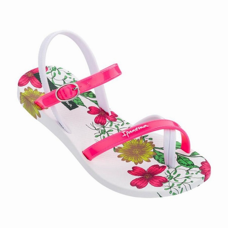 Sandalias Ipanema Suzi Print II Niños Blancas Rosas | 86279BORP