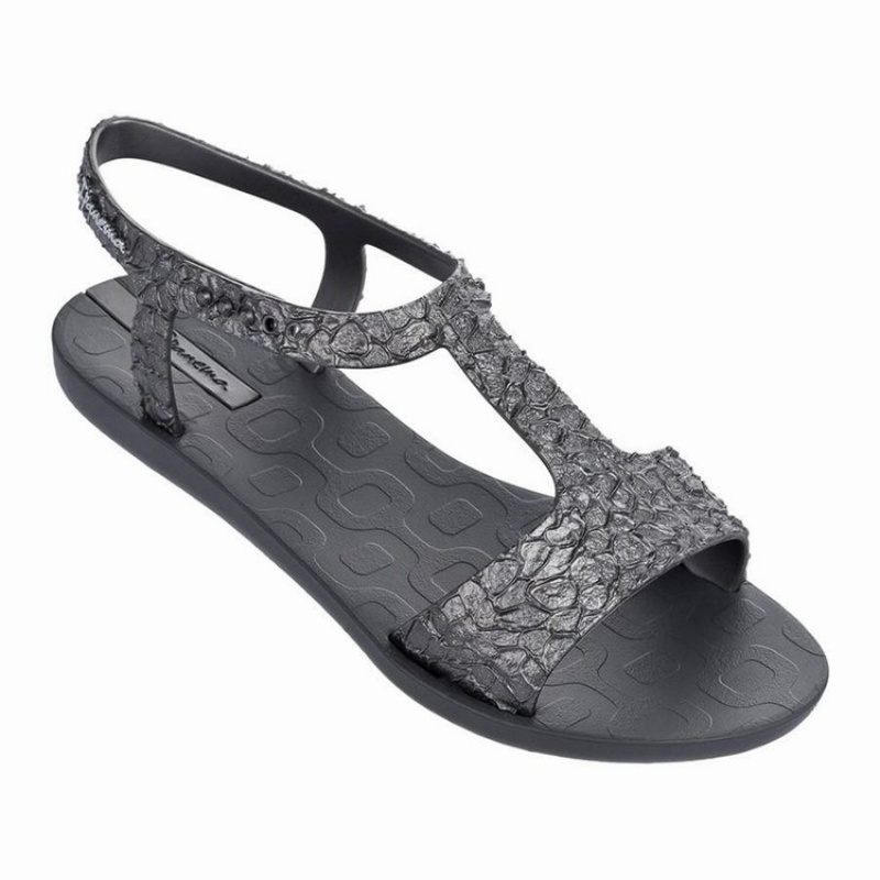 Sandalias Ipanema Venus Mujer Gris Plateadas | 84026CJHB