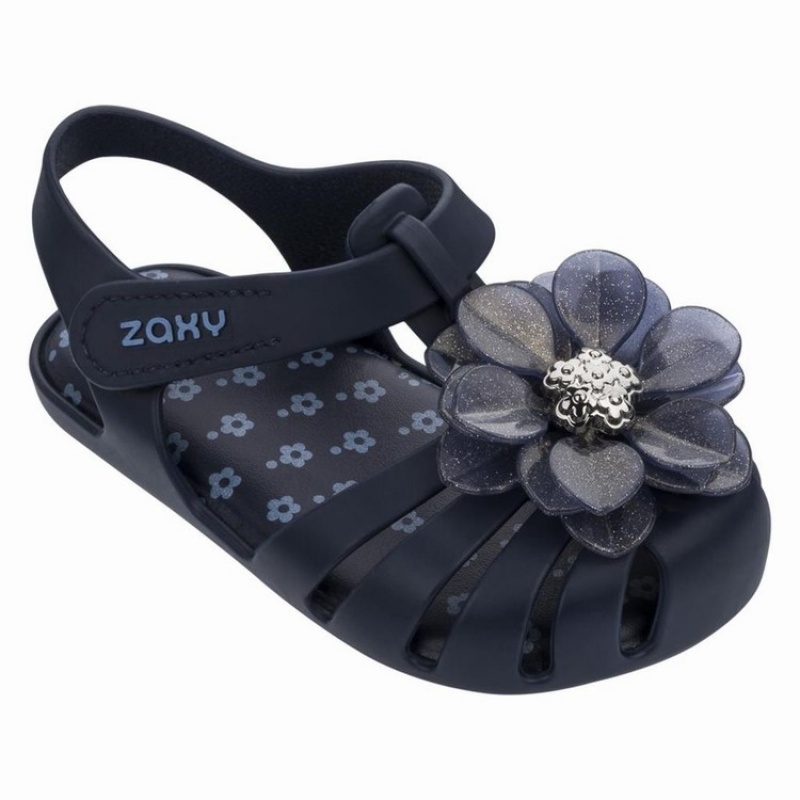 Sandalias Ipanema Zaxy Flower II Bebe Azul Marino | 48502NSAJ